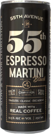 55th Avenue Cocktails Espresso Martini Black